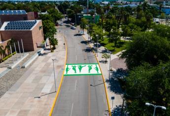 Danza del venado se apodera de cruces peatonales de Los Mochis