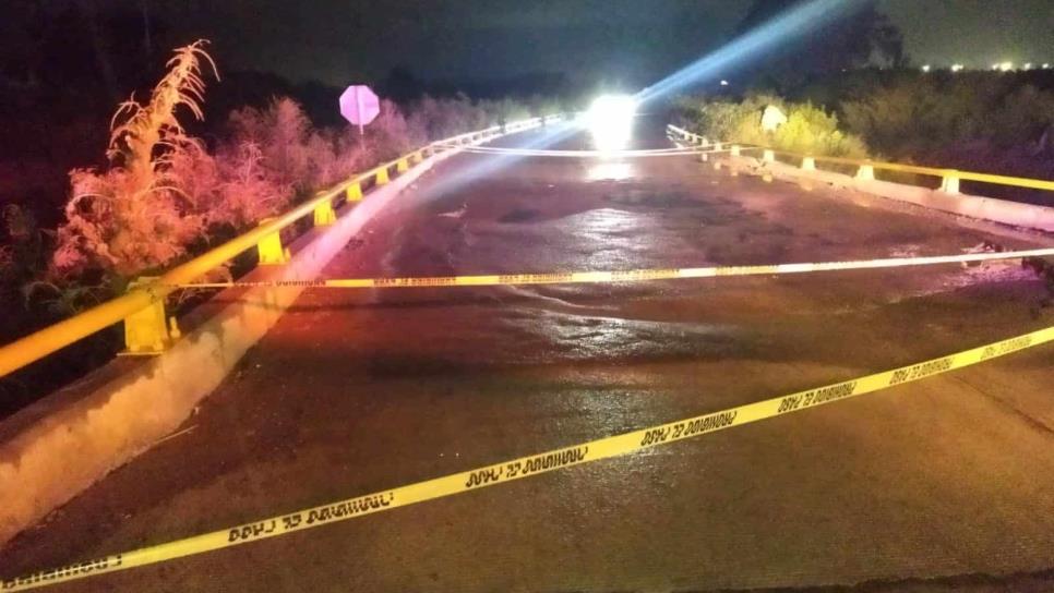 Cierran carretera paralela al Canal 7 por quebrantadura de asfalto