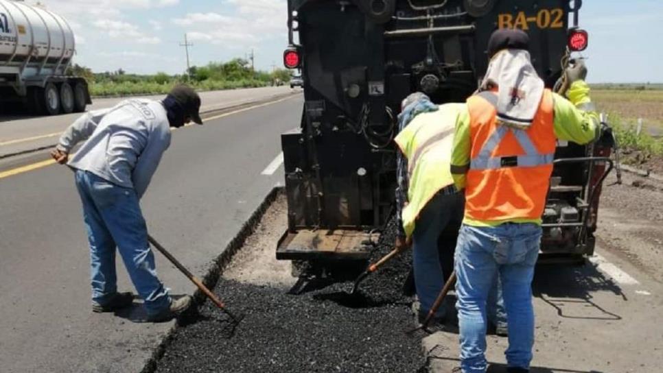Intensifican trabajos para tapar baches en «La Costera» Benito Juárez