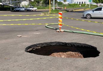 Llama JAPAC a tomar precauciones ante reparación de socavón