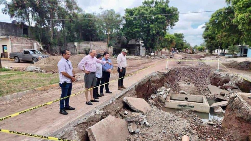 Gerardo Vargas acude a su primera supervisión de obra tras cirugía