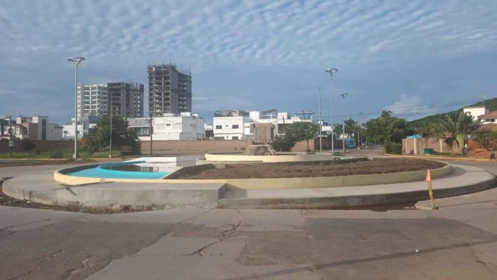 Casi 7 MDP le costó al Ayuntamiento de Mazatlán glorieta en Cerritos