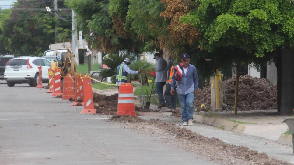 Detectan a empresa particular que daña losas de concreto hidráulico en Los Mochis