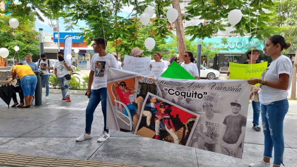 Con manifestación, familia de Coquito exige a la FGJE que investigue el homicidio