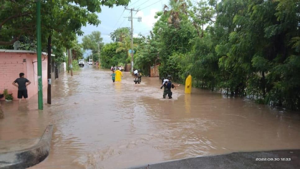 Comunidad de Bellavista en Culiacancito, la más afectada por las lluvias de este martes
