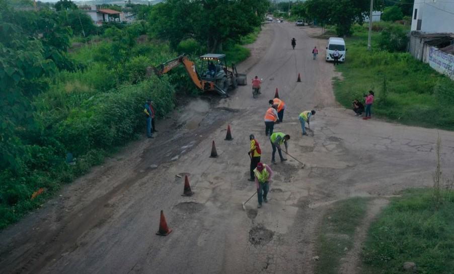 Ayuntamiento de Culiacán invierte hasta 10 mdp en bacheo de calles