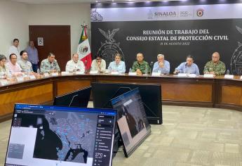 Gobierno de Sinaloa y ayuntamientos compartirán sus atlas de riesgo para evitar tragedias por lluvias