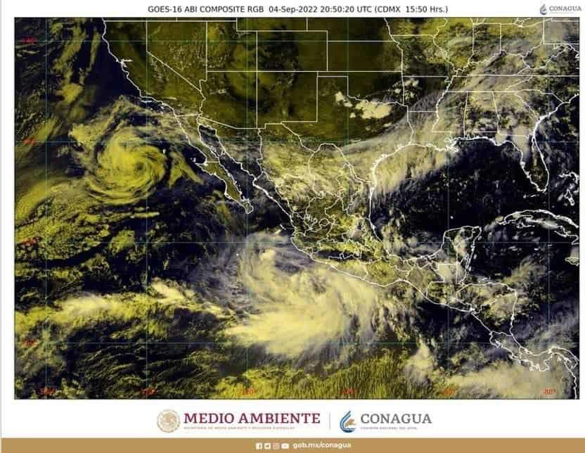 Depresión tropical Doce-E se intensifica a tormenta tropical «Kay»