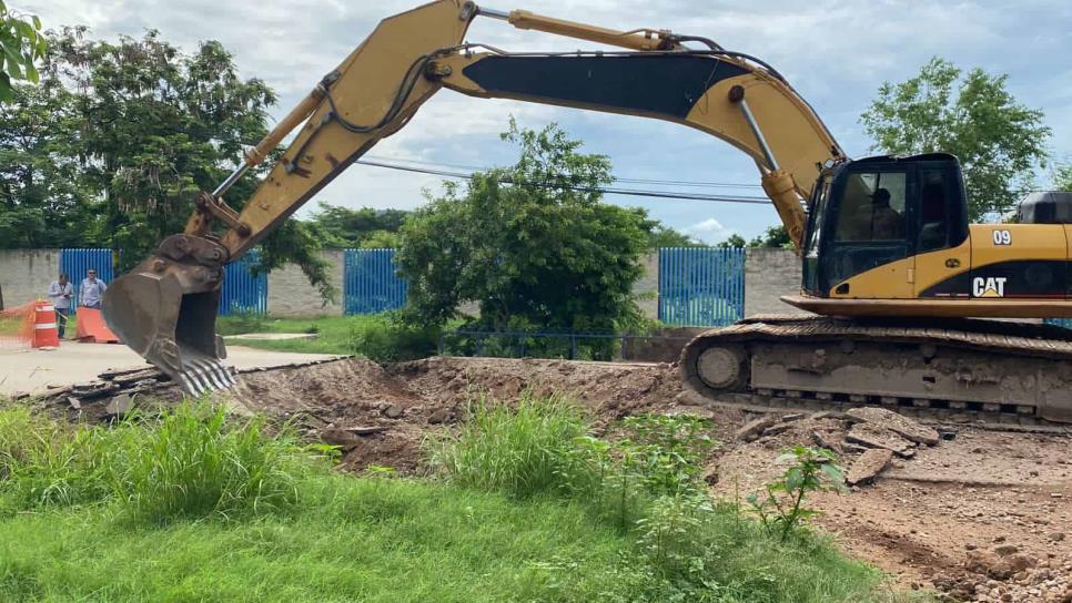 Inician la reconstrucción de puente de la UPSIN en Mazatlán