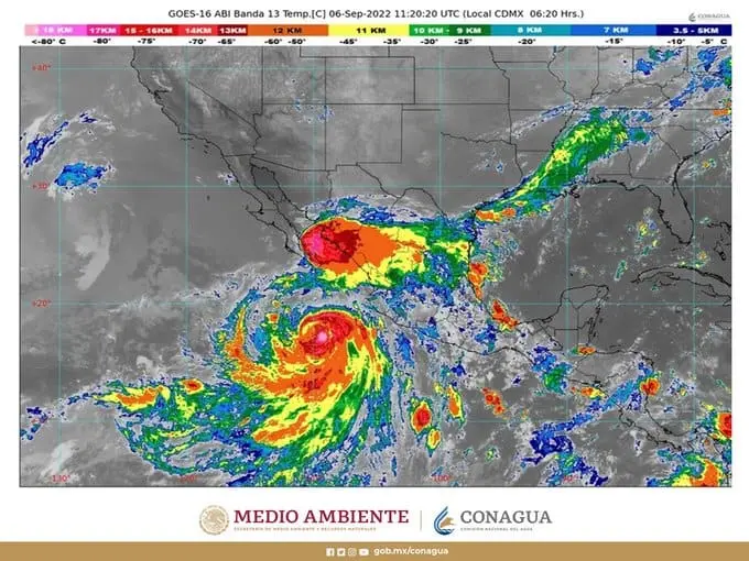 Huracán «Kay» será categoría 2 a medio día de este martes