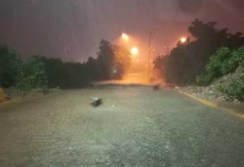 Lluvias por «Kay» en Mazatlán provoca desplome de puente en Villa Verde, sobre libramiento 2