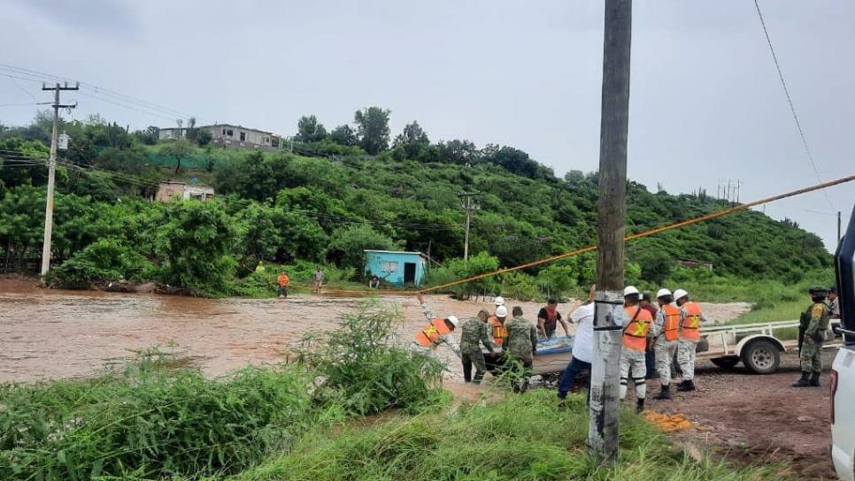 Comunidades de El Fuerte se restablecen tras afectaciones del huracán «Kay»