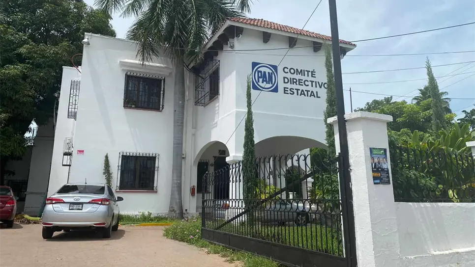 Sede del PAN Sinaloa. FOTO: Diana Cruz.