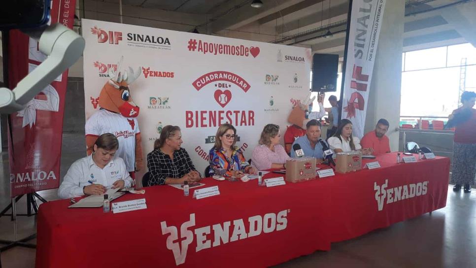 DIF Sinaloa y Venados de Mazatlán invitan al juego de beisbol con causa 