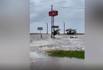 Huracán «Kay» provoca marejadas en las costas de Sinaloa