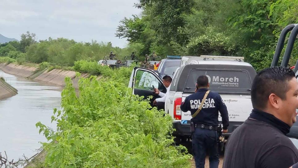 Localizan a un hombre sin vida dentro del canal Sicae en Charay, El Fuerte