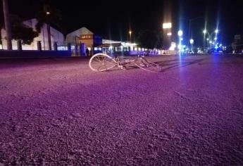 Atropellan y matan a ciclista en la Romanillo de Los Mochis