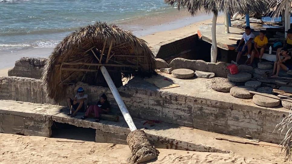 «El mar por completo nos devastó»: Palaperos de Mazatlán