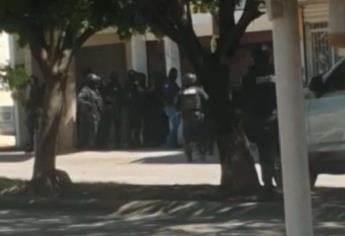 Fuerte operativo en el sector Santa Fe de Culiacán; reportan cateo