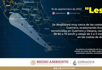 «Lester» no representa peligro en Sinaloa; prevén lluvias en los próximos días