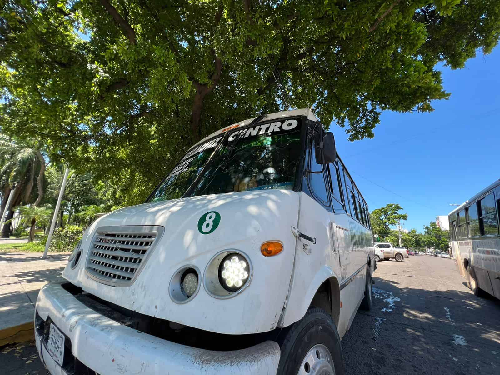 Ante atentados, choferes de camión en Culiacán tienen temor; piden más seguridad