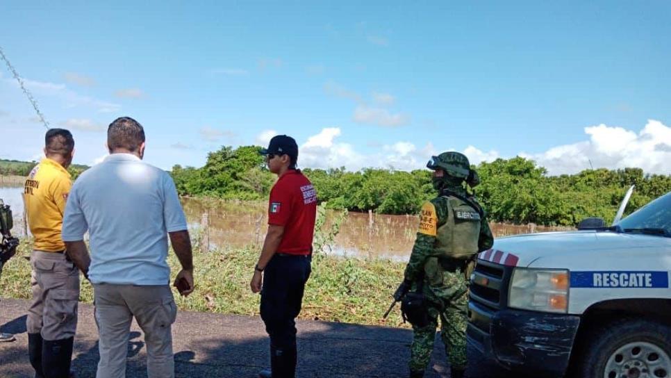 Se sale el río en La Concha, Escuinapa por lluvias torrenciales