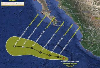 «Newton» no representa peligro para Sinaloa; sí habrá lluvias