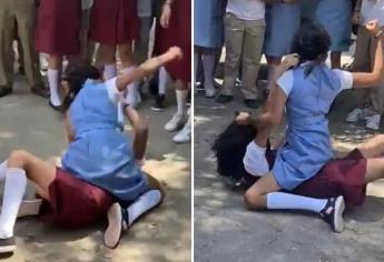 VIDEO: Dos estudiantes de la secundaria IMA se agarran a golpes en Los Mochis