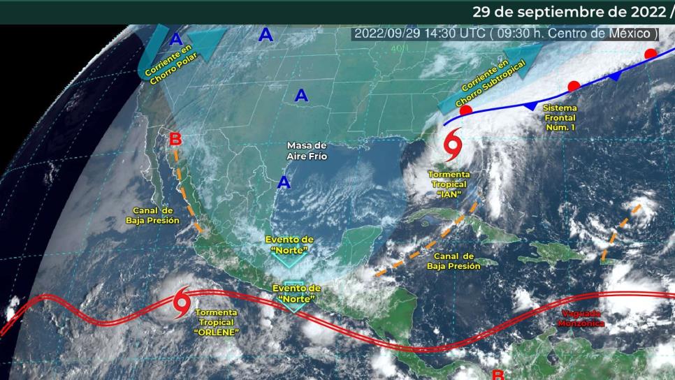 «Orlene» impactaría a Sinaloa como huracán categoría 2; sigue la trayectoria en vivo