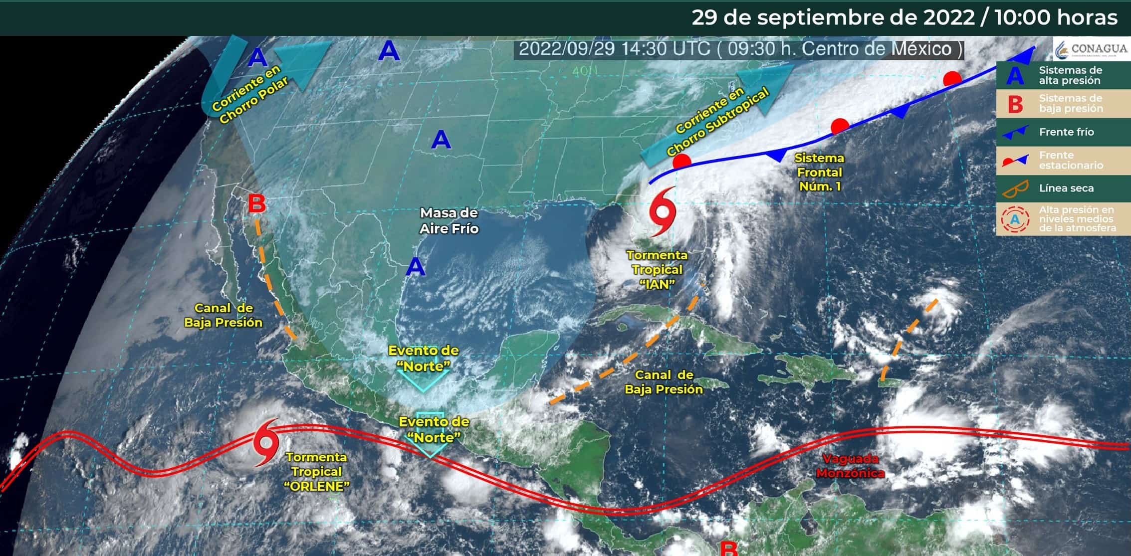 «Orlene» impactaría a Sinaloa como huracán categoría 2; sigue la trayectoria en vivo