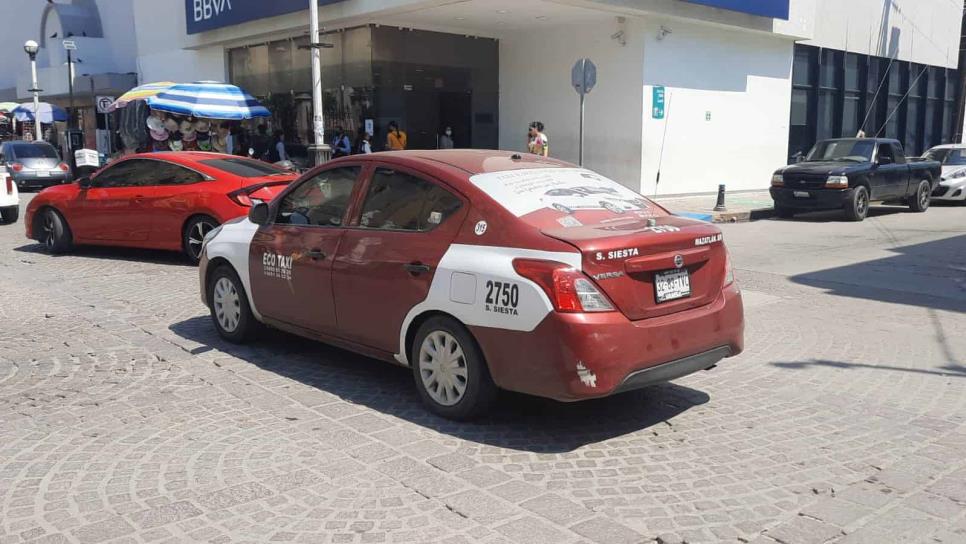 Transporte de taxis en Mazatlán contará con cámara de vigilancia y botón de pánico