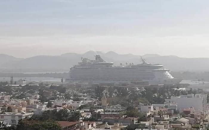 Crucero pasará la noche en Mazatlán por huracán «Orlene»