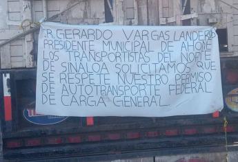 Transportistas de carga federal se manifiestan y acusan persecución de inspectores