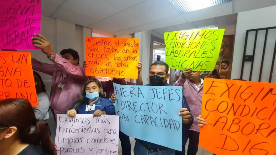 Trabajadores del Stasam piden la «cabeza» del Director de Servicios Públicos en Mazatlán
