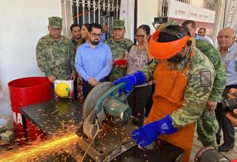 A sacar las armas… pero para ir a destruirlas, invitan los tres niveles de Gobierno