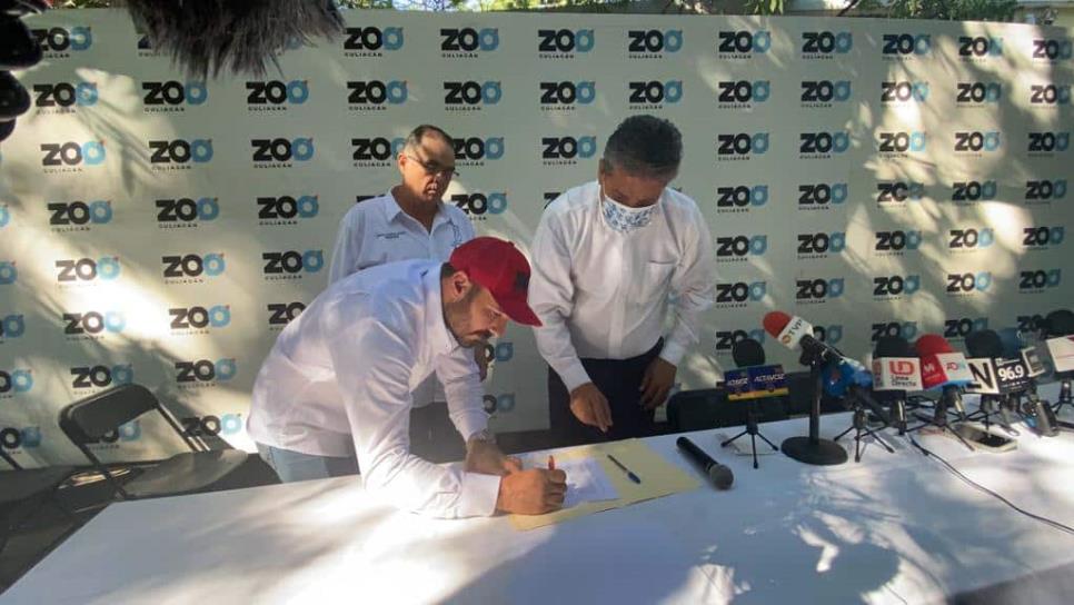 Facultad de Veterinaria de la UAS renueva convenio con el Zoo de Culiacán