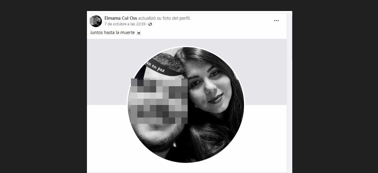 «Juntos hasta la muerte» publicó en Facebook el feminicida de Edna