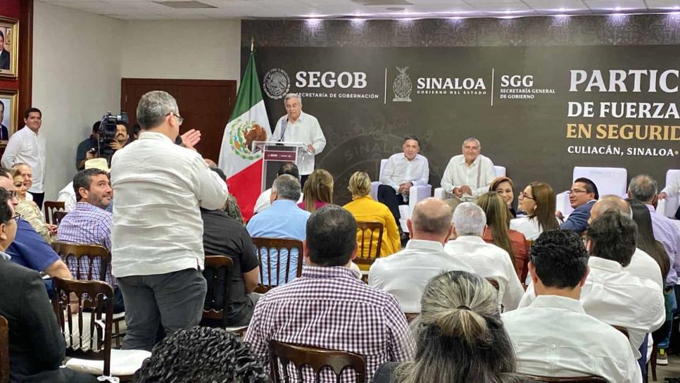 Adán Augusto presenta a empresarios la estrategia de seguridad federal