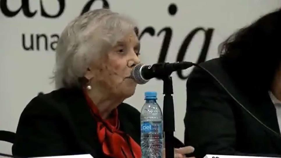 Pide Elena Poniatowska al presidente AMLO aceptar críticas: VIDEO