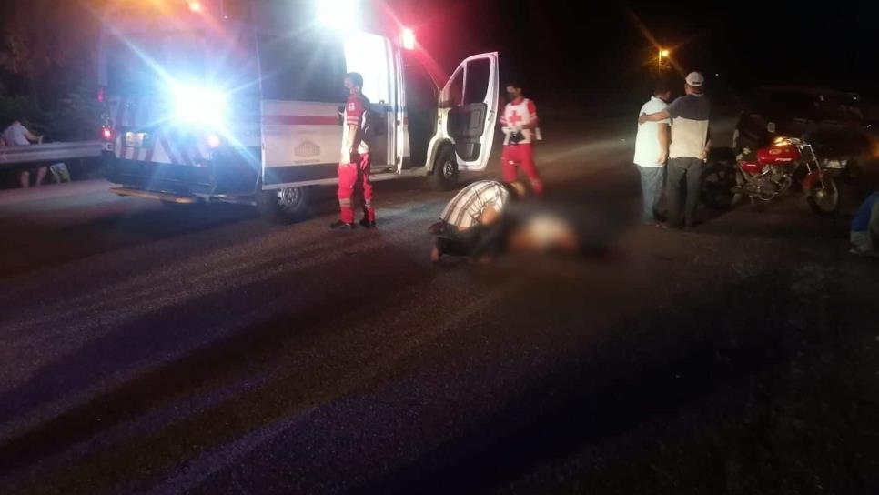 Mueren motociclista y perrito en Choix; el conductor atropelló al canino