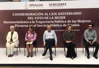 Con entrega de reconocimientos; festejan el XLIX aniversario del derecho al voto de las mujeres