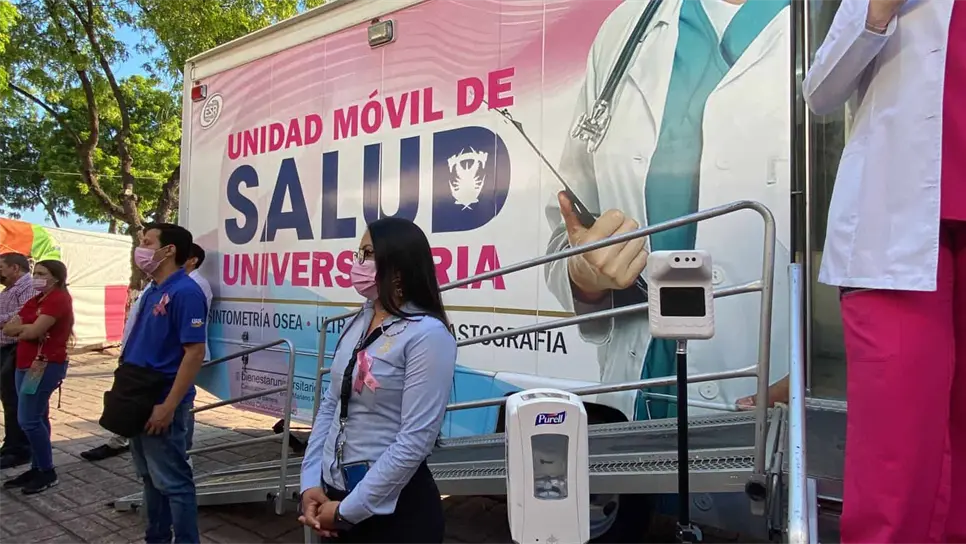 La UAS habilita Unidad de Salud Móvil para detectar cáncer de mama