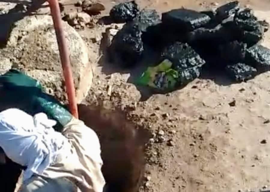 JAPAMA retira piedras, bolsas de basura y lodo de alcantarillas