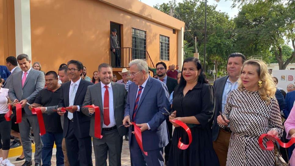 Gobernador y alcalde inauguran rehabilitación de calle Niños Héroes en Badiraguato
