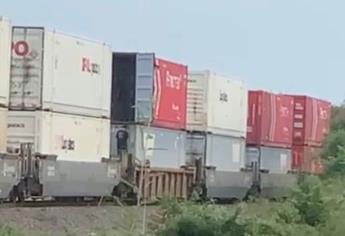 ¡De película! Asaltan tren en movimiento en Mazatlán