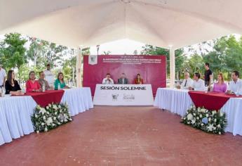 Con traslado de poderes y sesión de cabildo, conmemoran 55 aniversario de El Carrizo