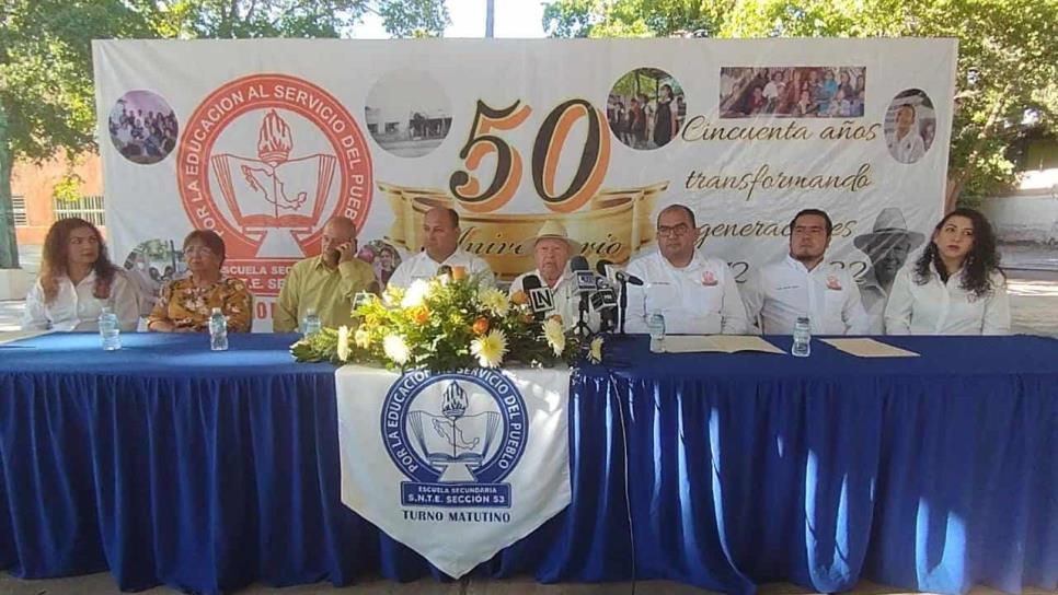 Con eventos conmemorativos, SNTE 01 celebra su 50 aniversario