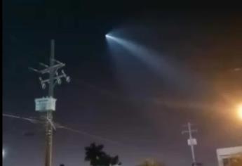 ¿Lo viste? Aparece extraña luz en el cielo de Sinaloa; fue un cohete