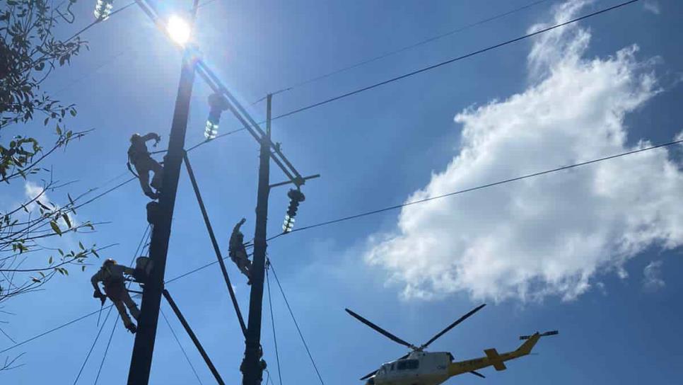 Tras el paso del Huracán «Roslyn» CFE restablece la energía eléctrica en Sinaloa
