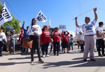 Proliferan manifestaciones previo arribo de AMLO a Guamúchil